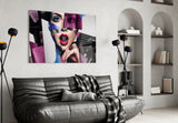 Women's Glass Wall Art.