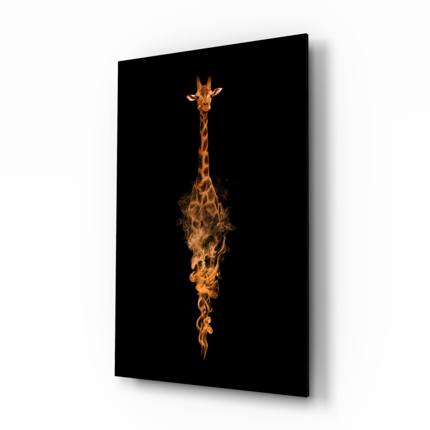 Giraffe Glass Wall Art.