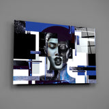 Effect Woman Glass Wall Art.
