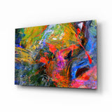 Color Explosion Glass Wall Art.