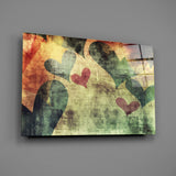 Hearts Hearts Glass Wall Art.