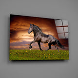 Nobility of Horse Glass Wall Art.