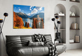 Lake View Glass Wall Art