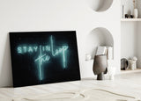 “Stay in the Loop” Glass Wall Art.