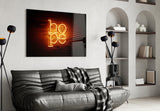 “Hope” Glass Wall Art.
