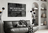 Famous Words Glass Wall Art.