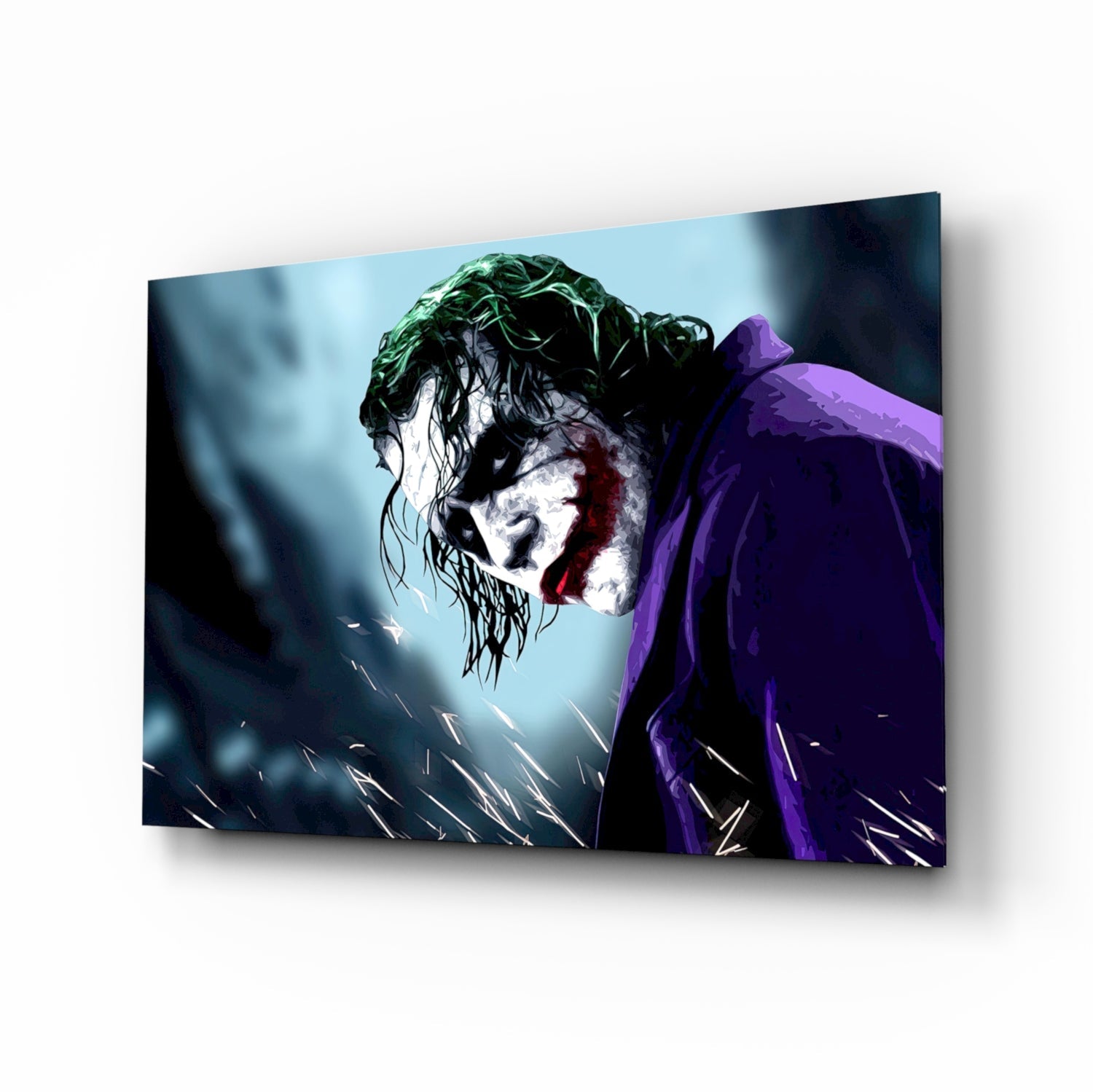 Joker Glass Wall Art.