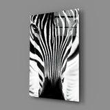 Zebra Glass Wall Art.