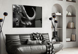 Bison Glass Wall Art.