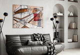 Meaningful Lines Glass Wall Art.