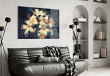 Flowers Glass Wall Art.