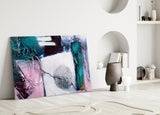 Abstract Texture Glass Wall Art.