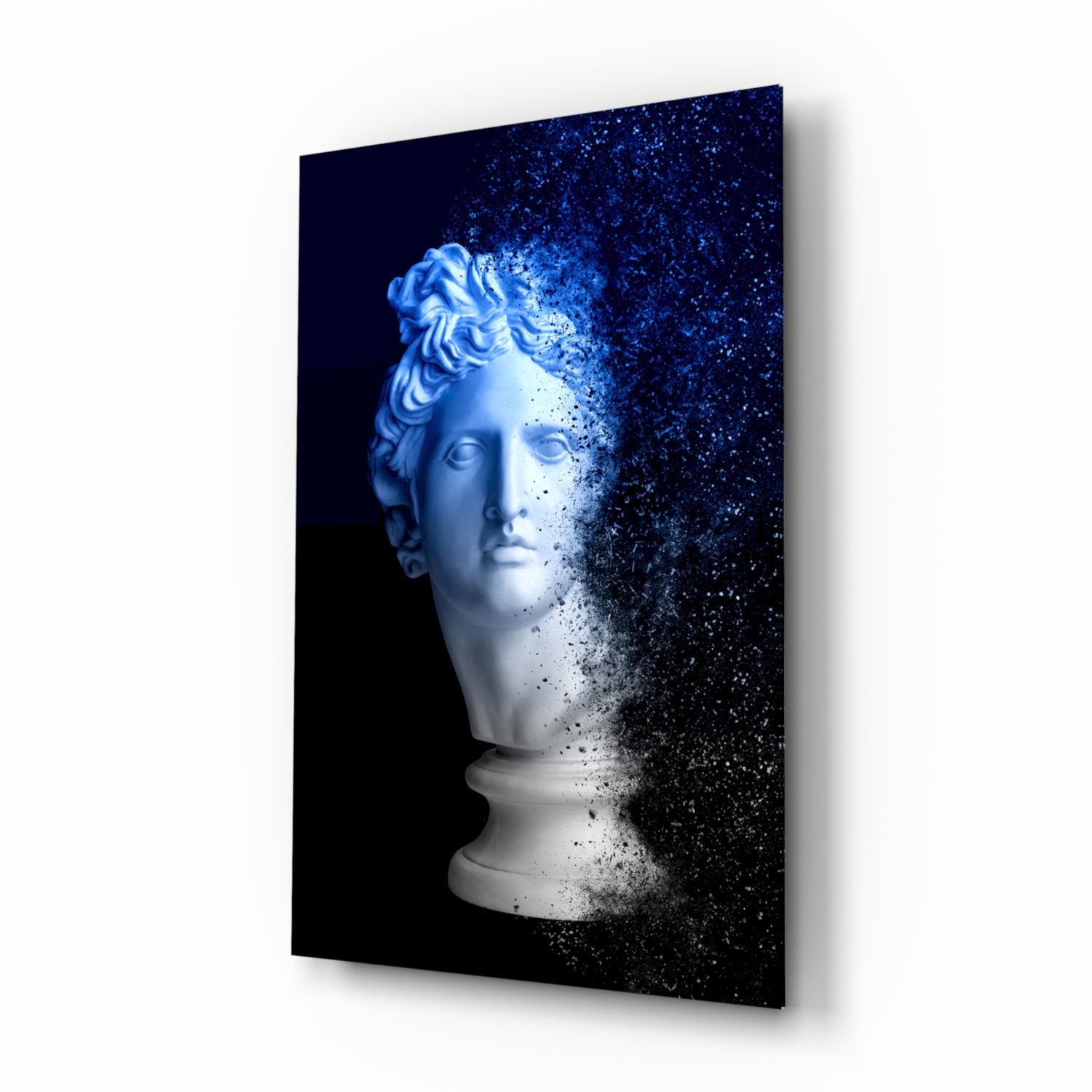 Sculpture Glass Wall Art.