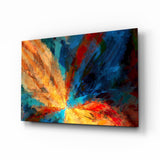 Fractal Flower Glass Wall Art.
