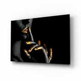 Silence Glass Wall Art.