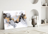 Colored Smoke Glass Wall Art.