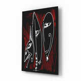 Abstract Glass Wall Art.