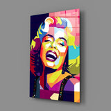 Marilyn Monroe Glass Wall Art.