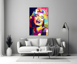 Marilyn Monroe Glass Wall Art.