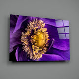 Yellow Flower Glass Wall Art.