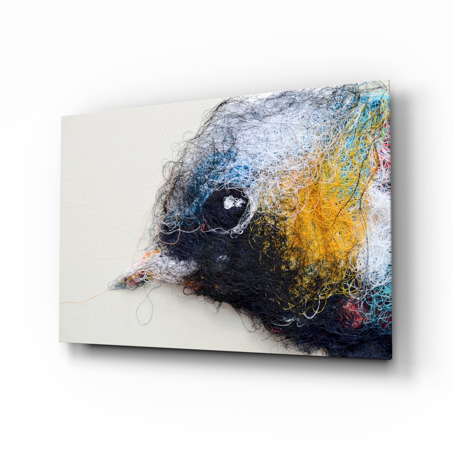 Tiny Bird Glass Wall Art.