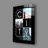 City Glass Wall Art.