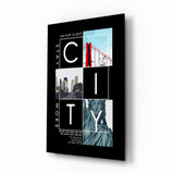 City Glass Wall Art.