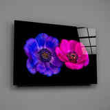 Crowned Mountain Tulip Glass Wall Art.
