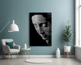 Contemplation Glass Wall Art.