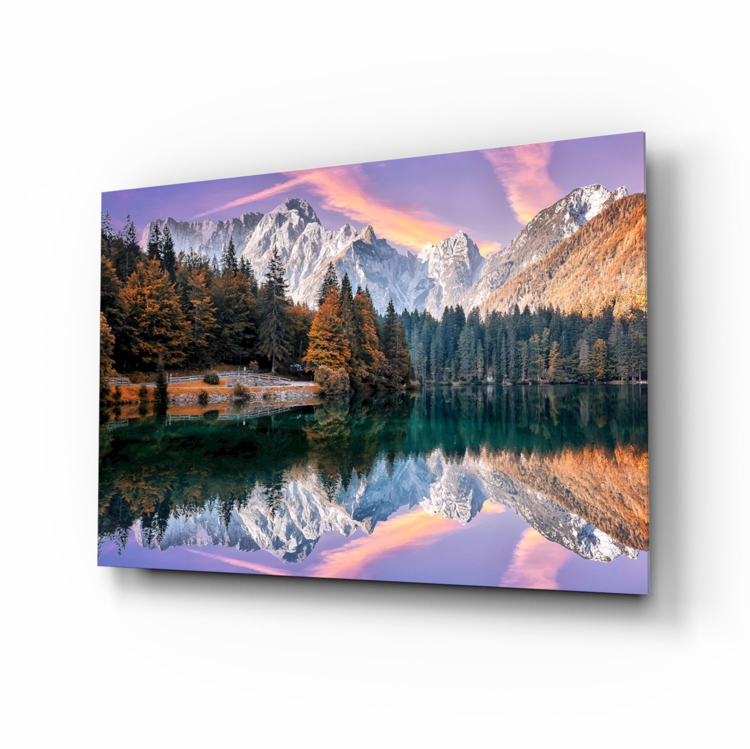 Lake Glass Wall Art.
