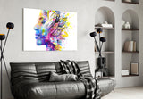 Flower Thoughts Glass Wall Art