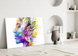 Flower Thoughts Glass Wall Art
