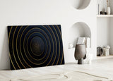 Circle Glass Wall Art.