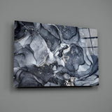 Gray Smoke Glass Wall Art.