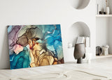 Colored Smoke Glass Wall Art.