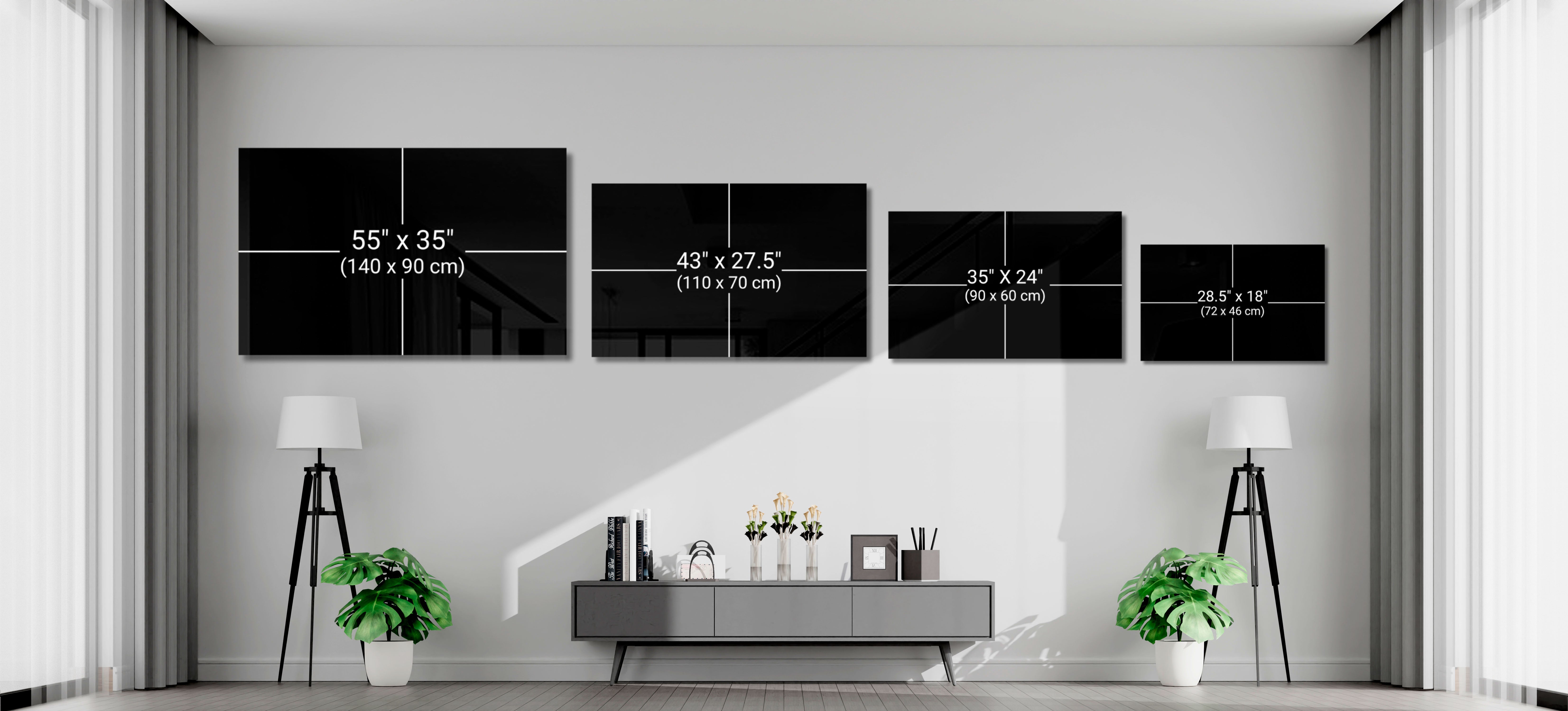 Cat Glass Wall Art.