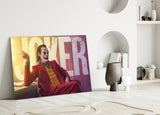 Joker Glass Wall Art.