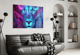 Lion Glass Wall Art.