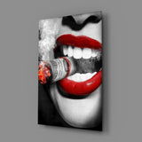 Burn the Money Glass Wall Art.