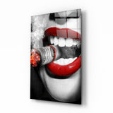 Burn the Money Glass Wall Art.