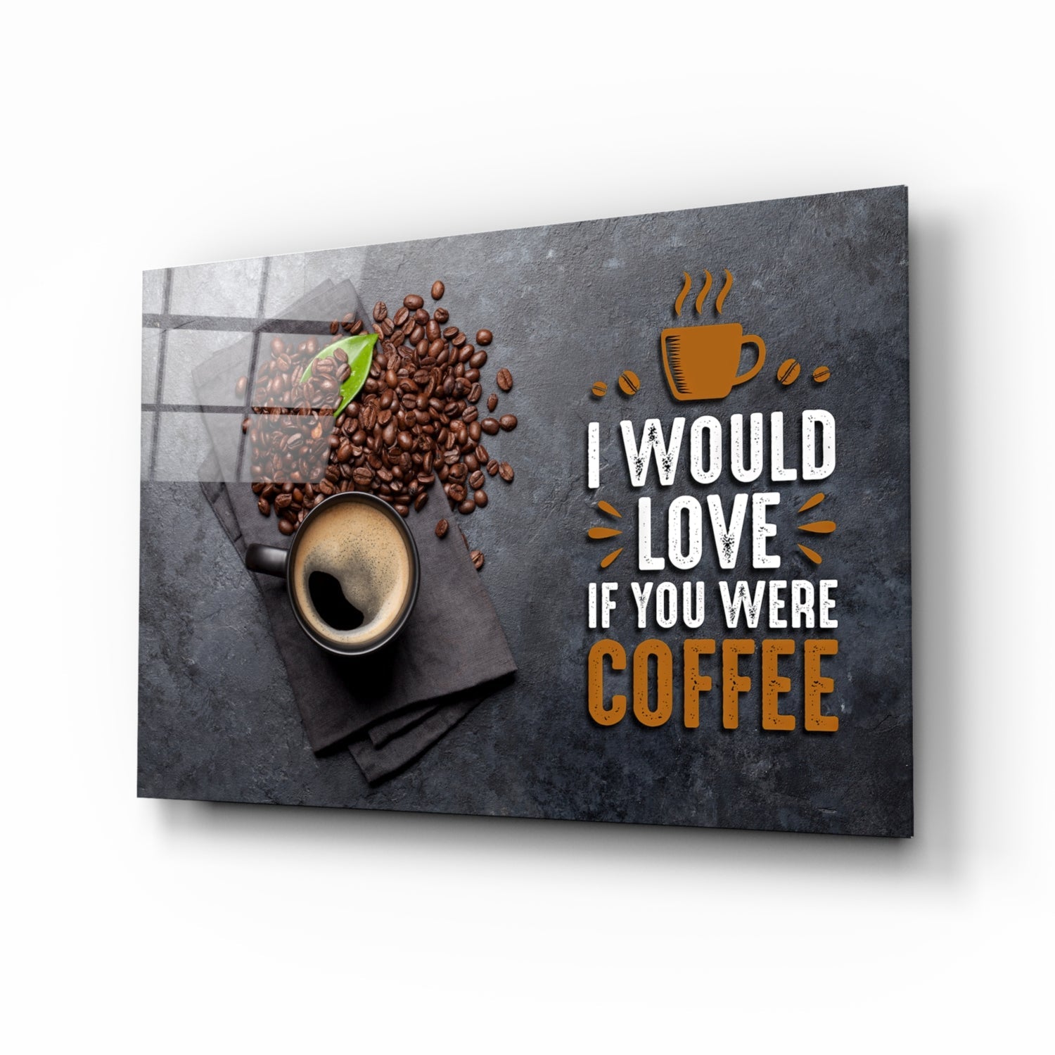 Coffee Glass Wall Art.