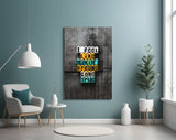 Dreams Glass Wall Art.