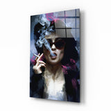 Marla Singer Glass Wall Art.