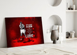Muhammad Ali Glass Wall Art.