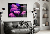 Jellyfish Glass Wall Art.
