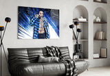 Nipsey Hussle Glass Wall Art.