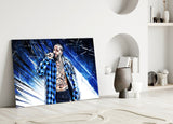 Nipsey Hussle Glass Wall Art.