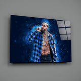 Nipsey Hussle Glass Wall Art.