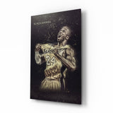 Kobe Bryant Glass Wall Art.