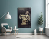Kobe Bryant Glass Wall Art.